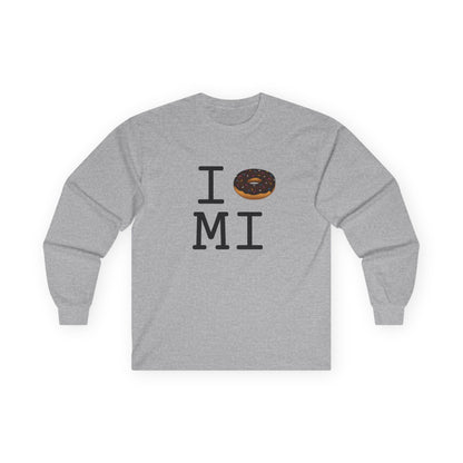"I Donut Michigan" Long Sleeve Shirt