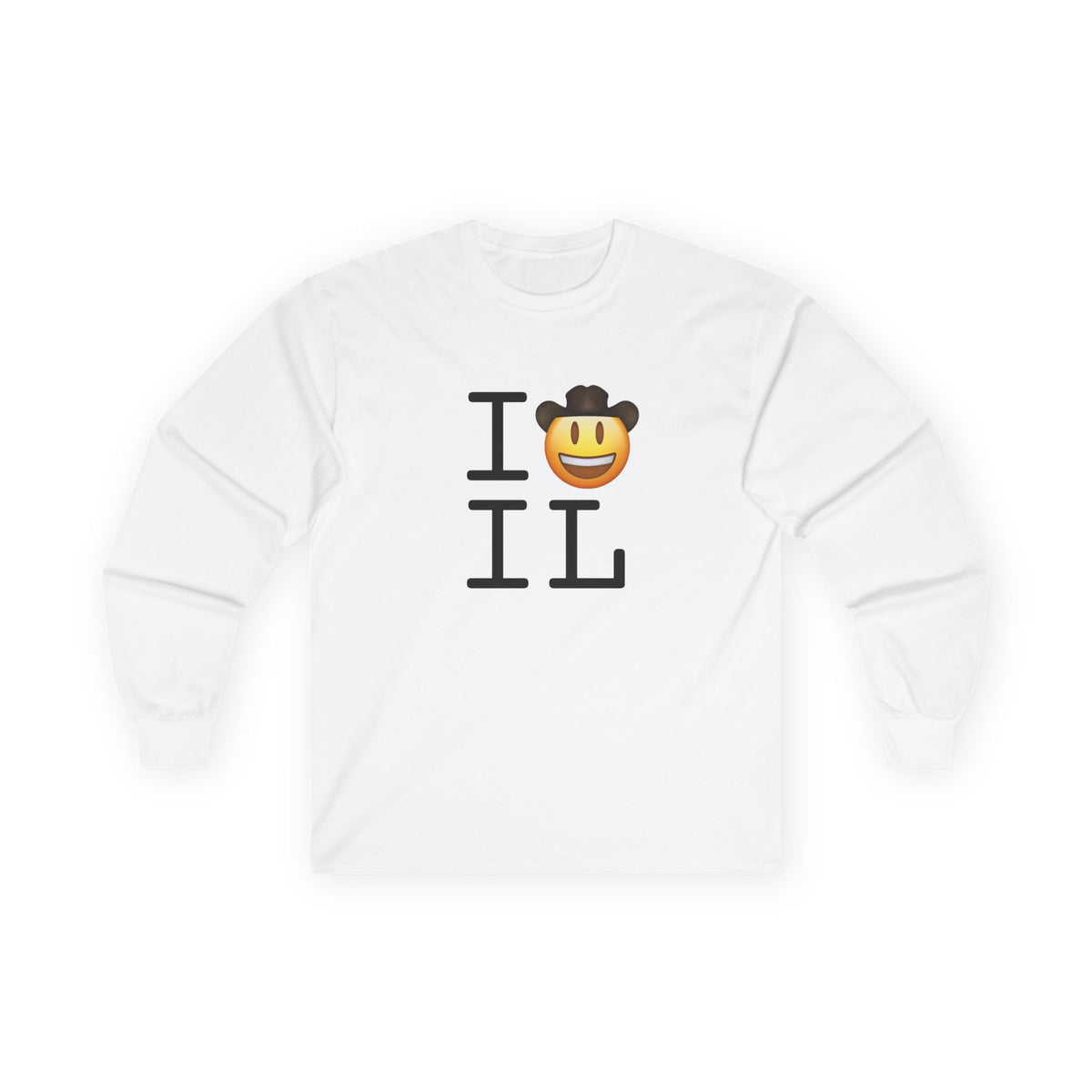 "I'm a Cowboy or Cowgirl in Illinois" Long Sleeve Shirt