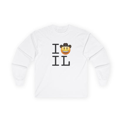 "I'm a Cowboy or Cowgirl in Illinois" Long Sleeve Shirt