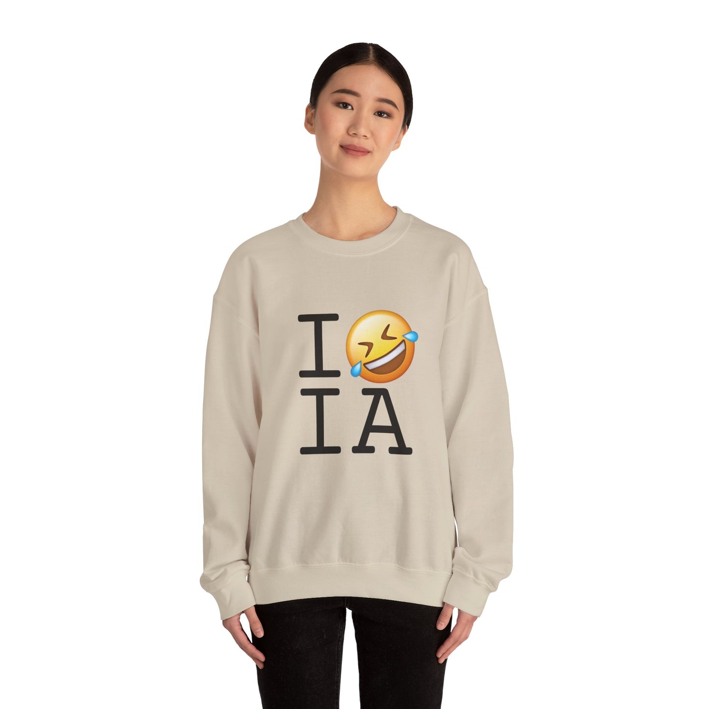"I Laugh Hard (LMFAO) at Iowa" Sweatshirt