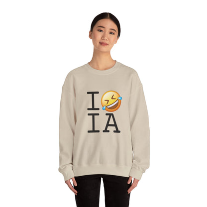 "I Laugh Hard (LMFAO) at Iowa" Sweatshirt