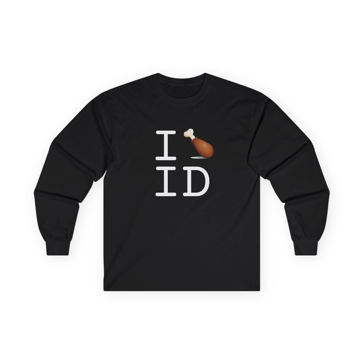 "I Chicken Drumstick Idaho" Long Sleeve Shirt