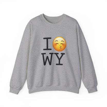 "I Kiss Wyoming" Sweatshirt