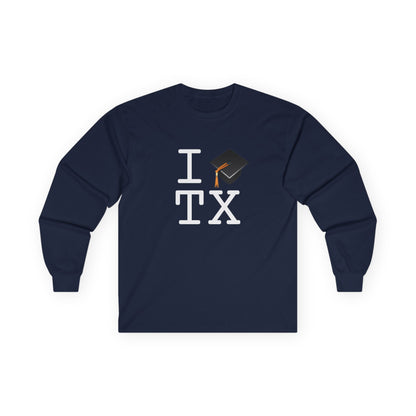 "I Graduate Texas" Long Sleeve Shirt