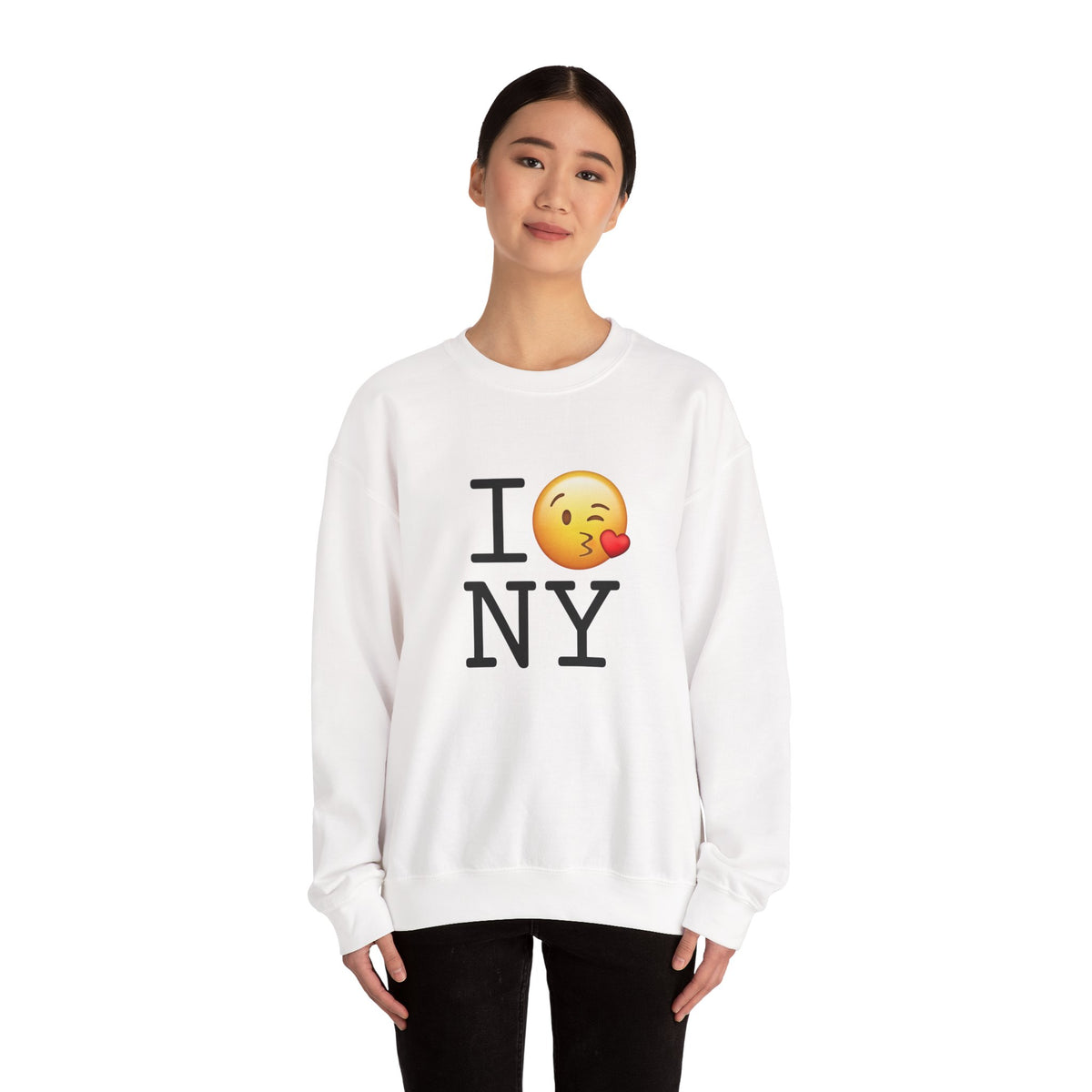 "I Blow a Kiss at New York" Sweatshirt