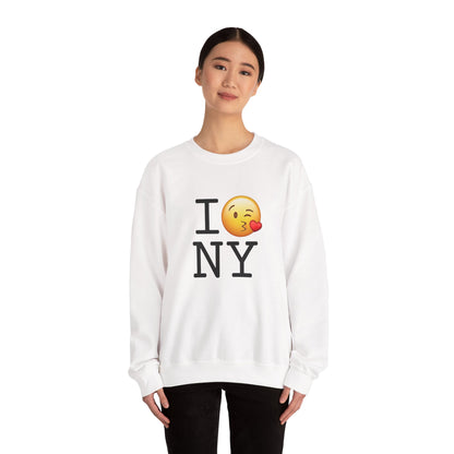 "I Blow a Kiss at New York" Sweatshirt