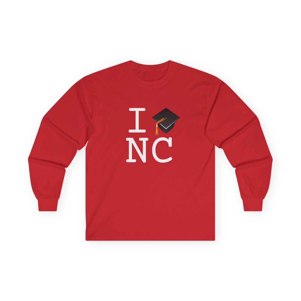 "I Graduate North Carolina" Long Sleeve Shirt
