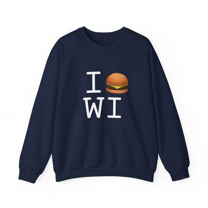"I Cheeseburger Wisconsin" Sweatshirt