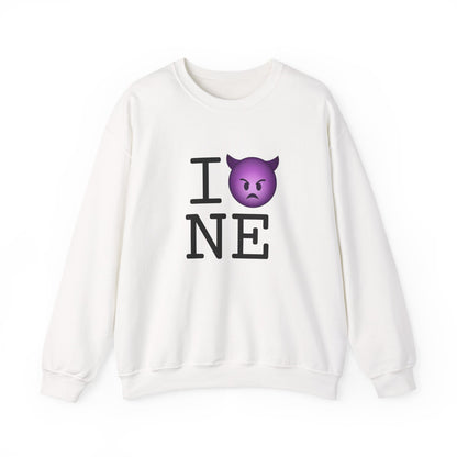 "I'm an Angry Devil about Nebraska" Sweatshirt