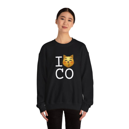 "I'm a Kissing Cat toward Colorado" Sweatshirt