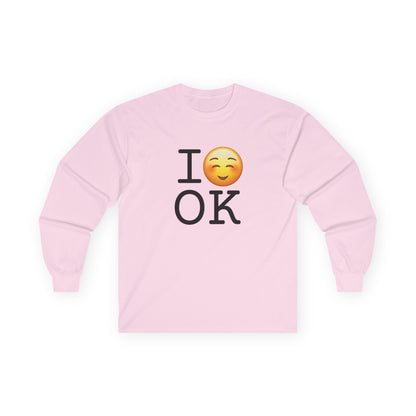 "I Blush at Oklahoma" Long Sleeve Shirt