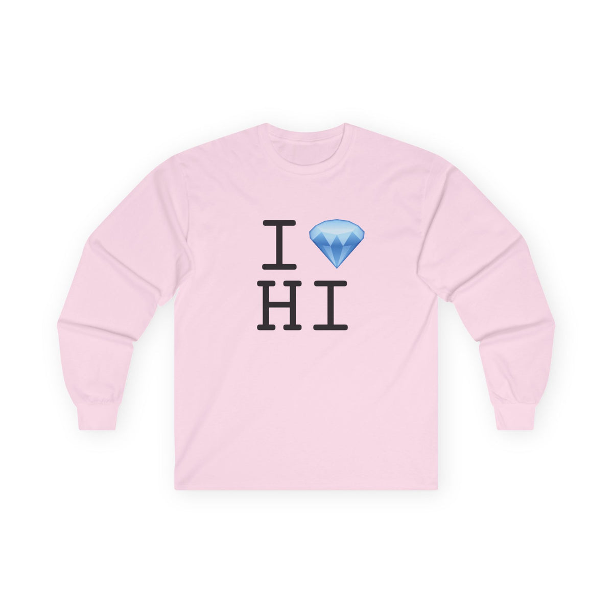 "I Diamond Hawaii" Long Sleeve Shirt