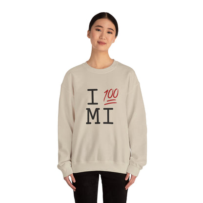 "I Keep it 100 in Michigan" Sweatshirt