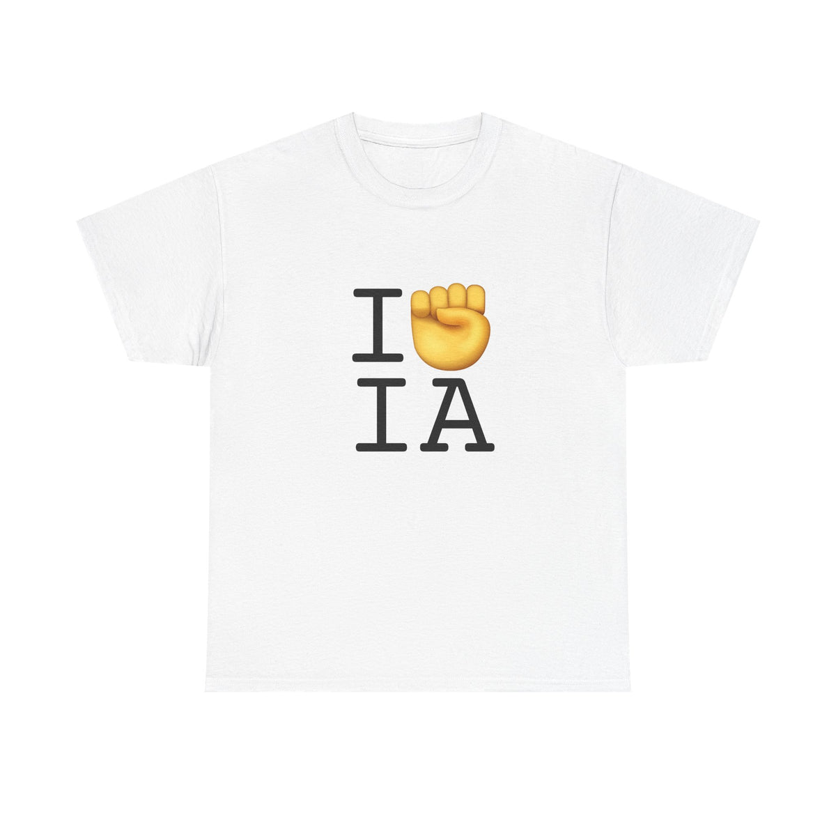 "I Raise my Fist with Iowa" Tee