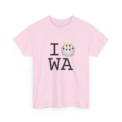 "I Birthday Cake Washington" Tee