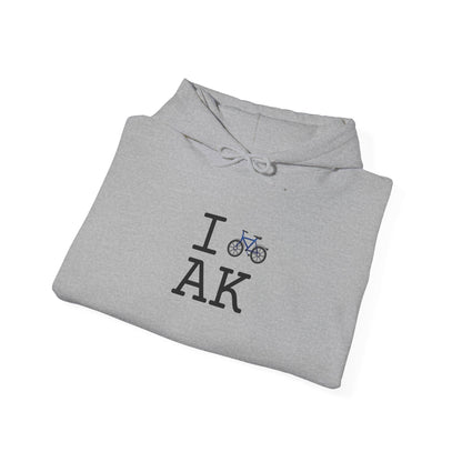 "I Bicycle Alaska" Hoodie