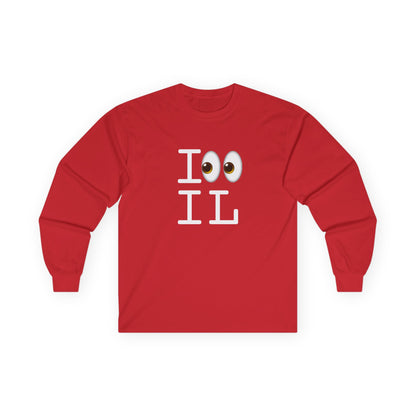 "I Look at Illinois" Long Sleeve Shirt