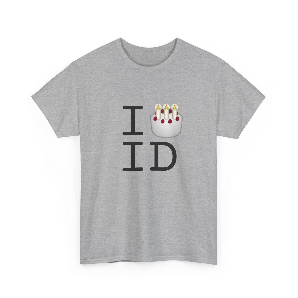 "I Birthday Cake Idaho" Tee