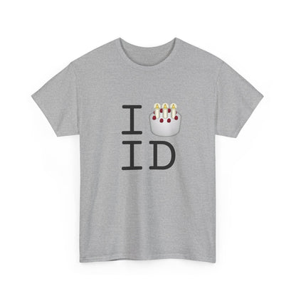"I Birthday Cake Idaho" Tee