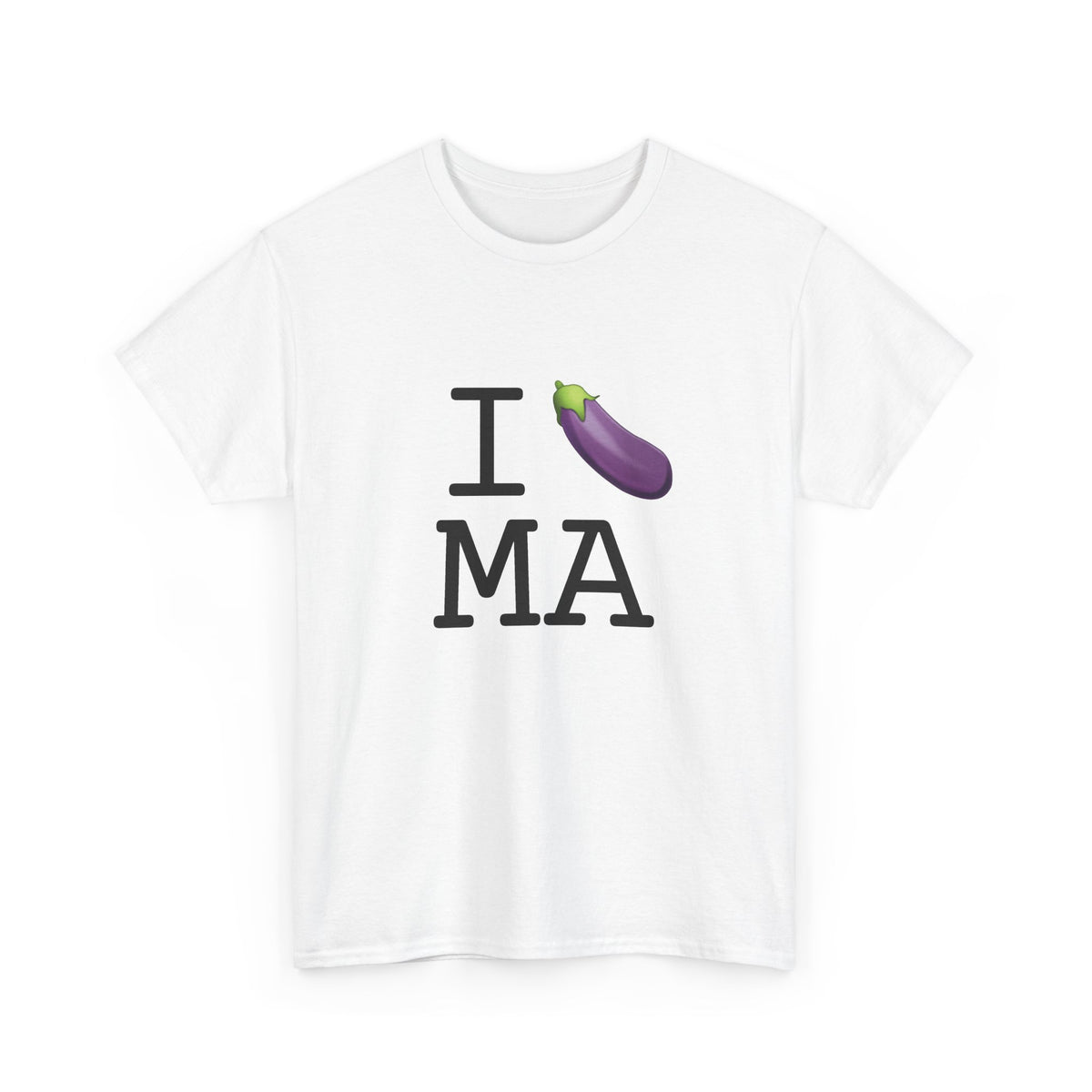 "I Eggplant Massachusetts" Tee