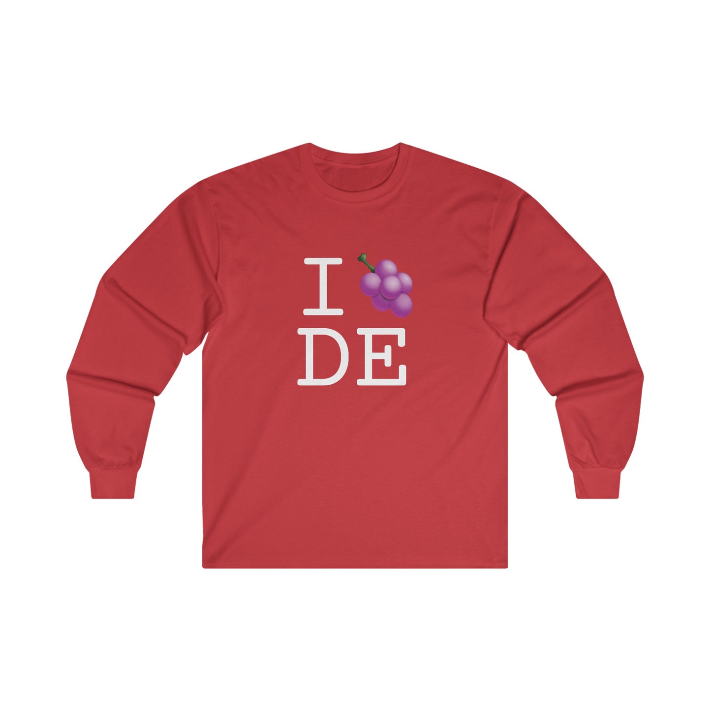 "I Grape Delaware" Long Sleeve Shirt