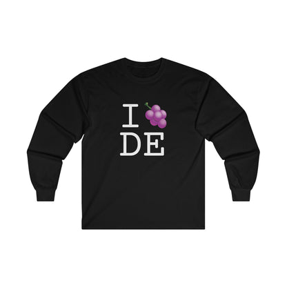 "I Grape Delaware" Long Sleeve Shirt