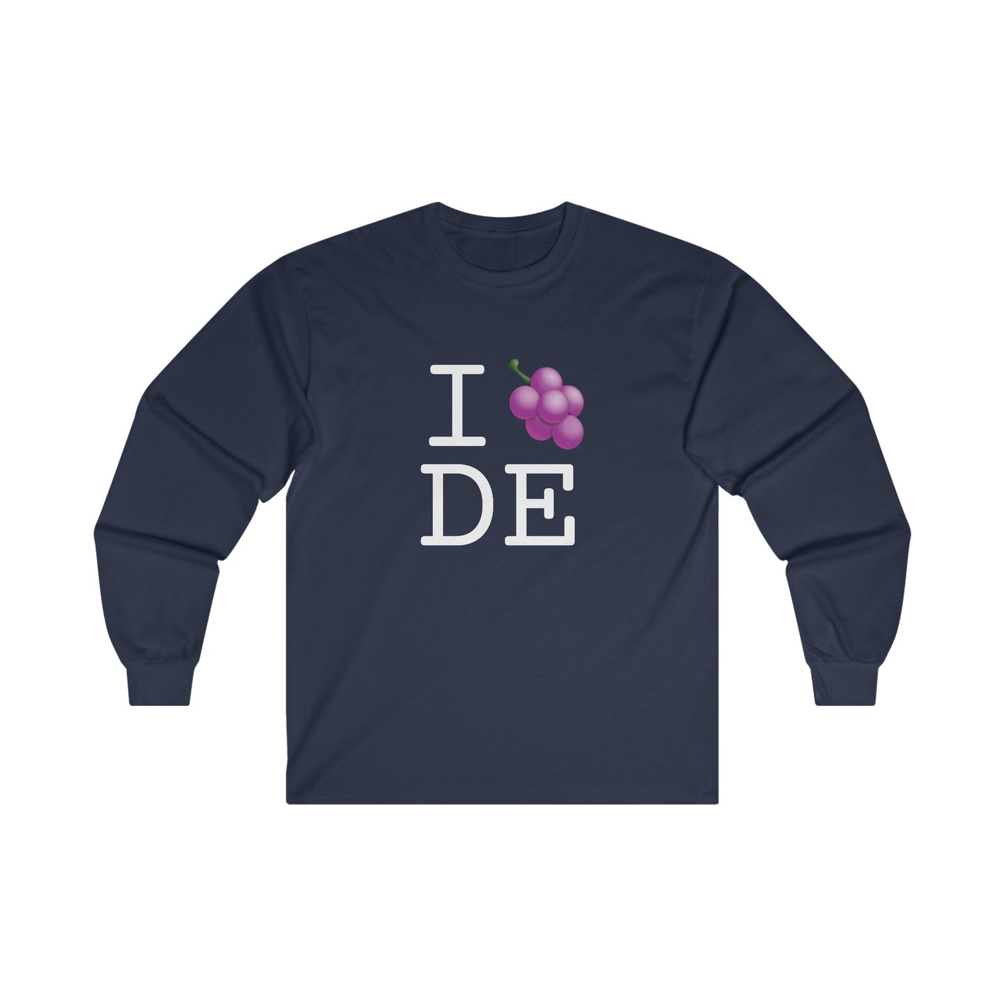 "I Grape Delaware" Long Sleeve Shirt