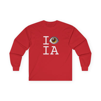 "I See (Eye) Iowa" Long Sleeve Shirt