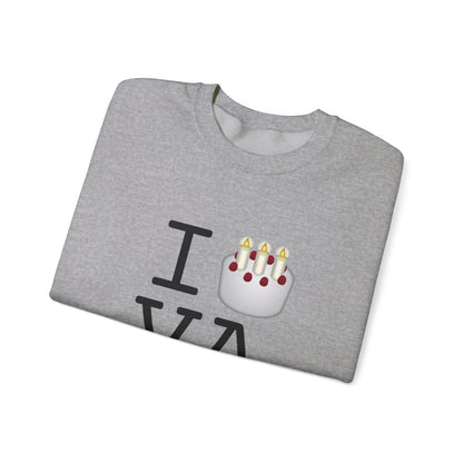 "I Birthday Cake Virginia" Sweatshirt