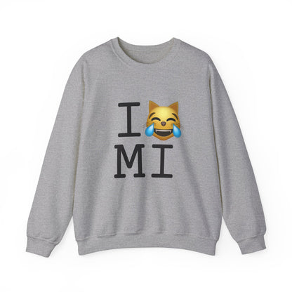 "I'm Laughing like a Cat at Michigan" Sweatshirt