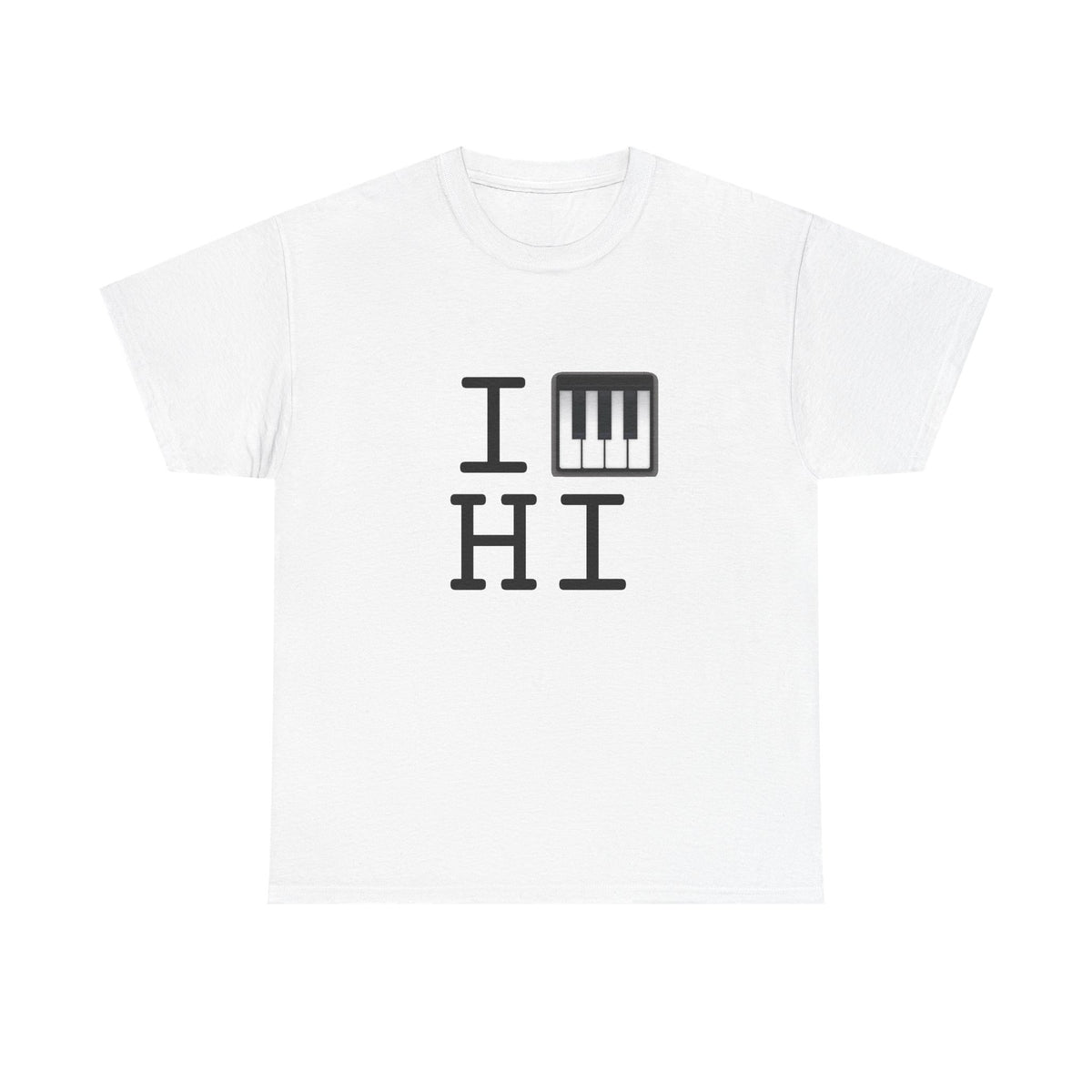 "I Piano Hawaii" Tee