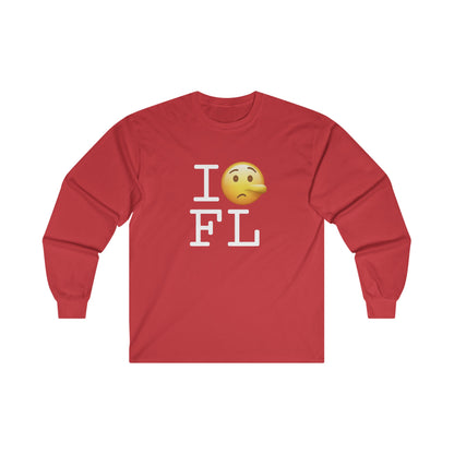 "I Lie about Florida" Long Sleeve Shirt