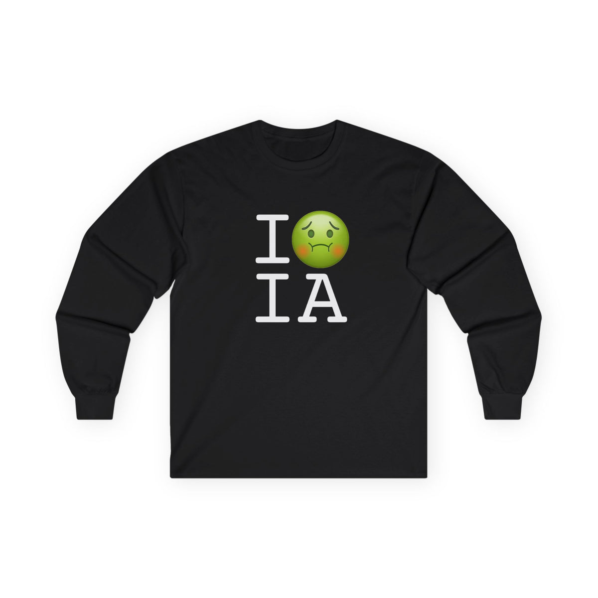 "I'm Nauseous about Iowa" Long Sleeve Shirt