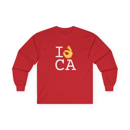 "I'm OK with California" Long Sleeve Shirt