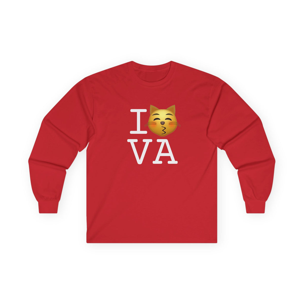 "I'm a Kissing Cat toward Virginia" Long Sleeve Shirt