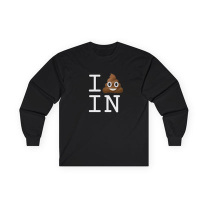 "I Poop in Indiana" Long Sleeve Shirt