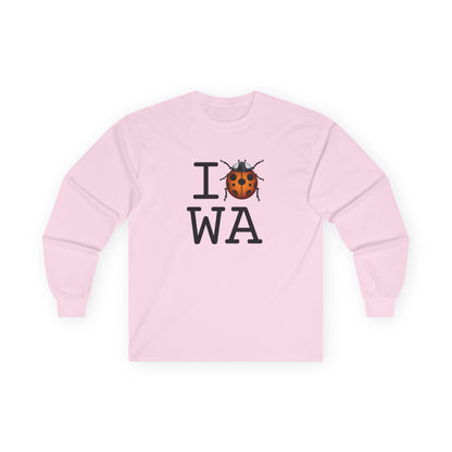 "I Ladybug Washington" Long Sleeve Shirt
