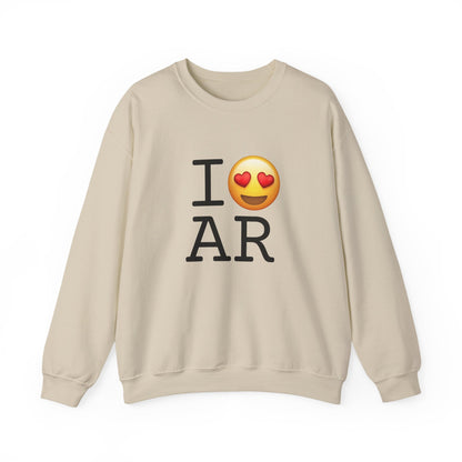"I have Heart Eyes for Arkansas" Sweatshirt