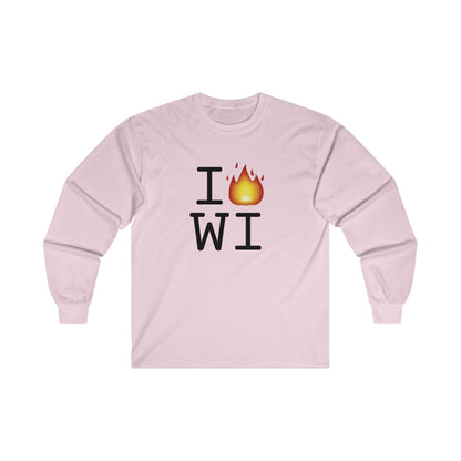 "I've got Fire for Wisconsin" Long Sleeve Shirt