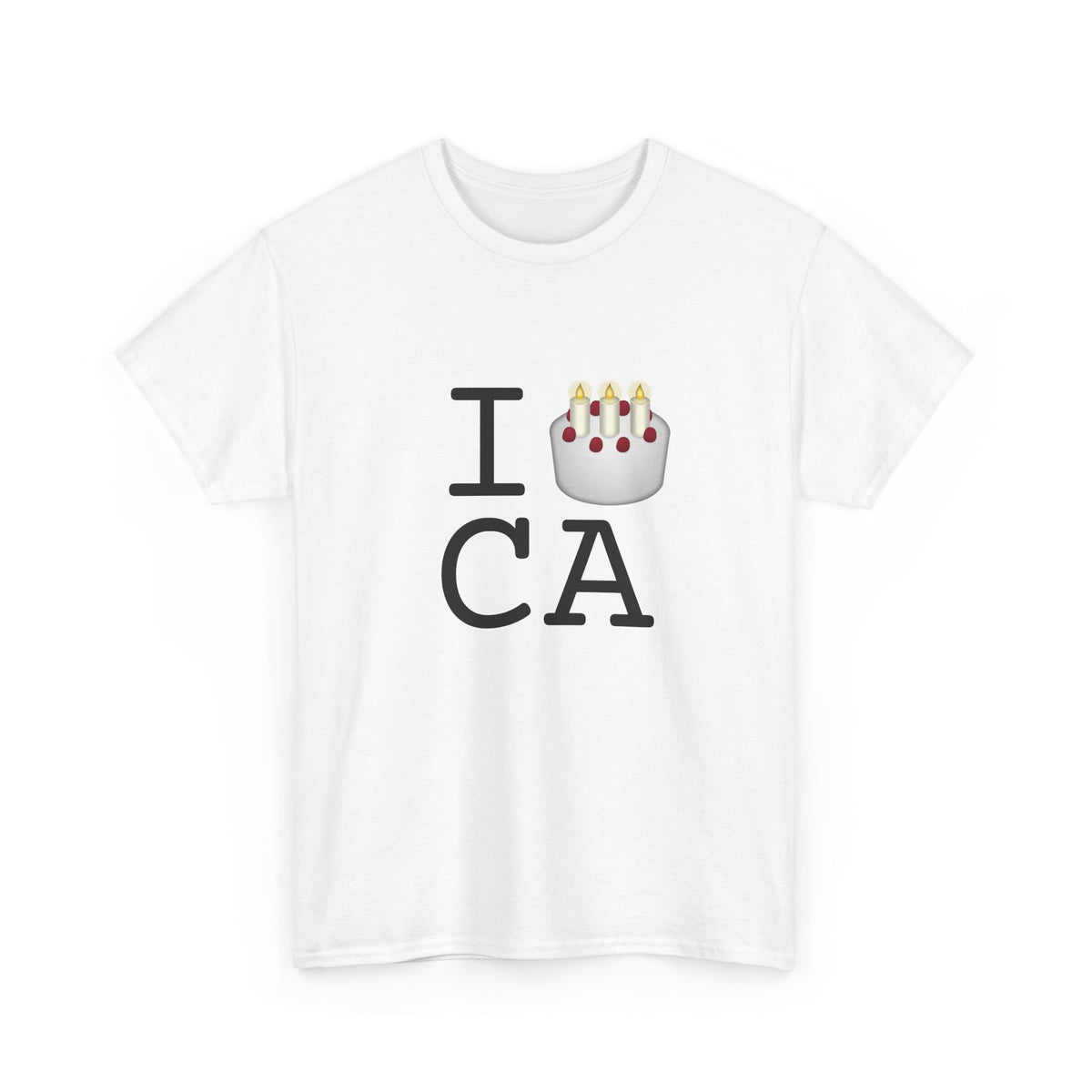 "I Birthday Cake California" Tee