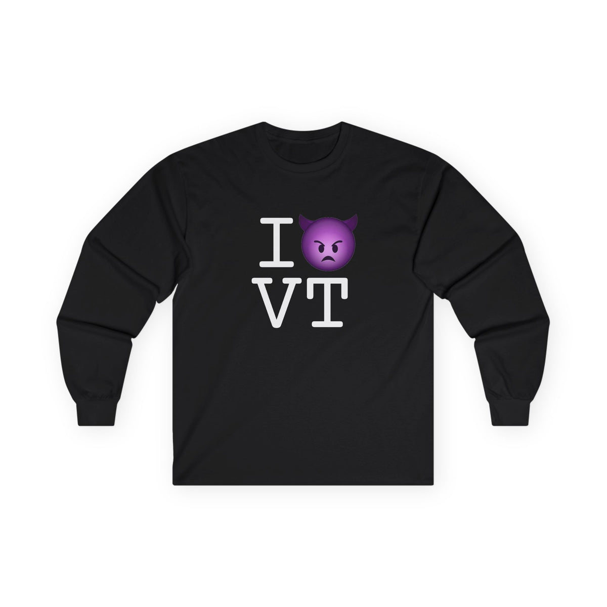 "I'm an Angry Devil about Vermont" Long Sleeve Shirt