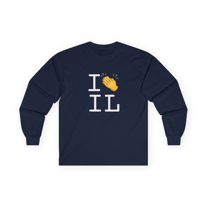 "I Applaud Illinois" Long Sleeve Shirt