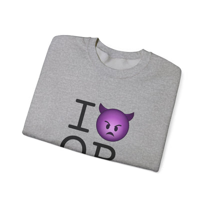 "I'm an Angry Devil about Oregon" Sweatshirt