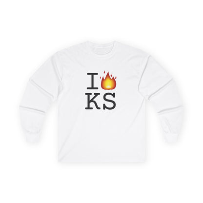 "I've got Fire for Kansas" Long Sleeve Shirt