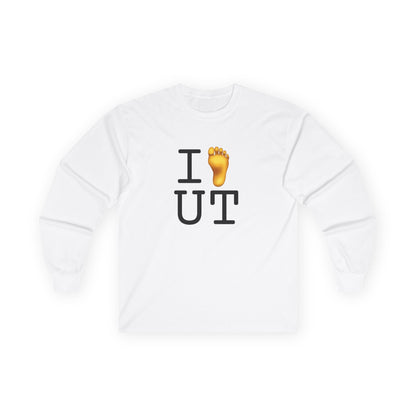 "I Foot Utah" Long Sleeve Shirt