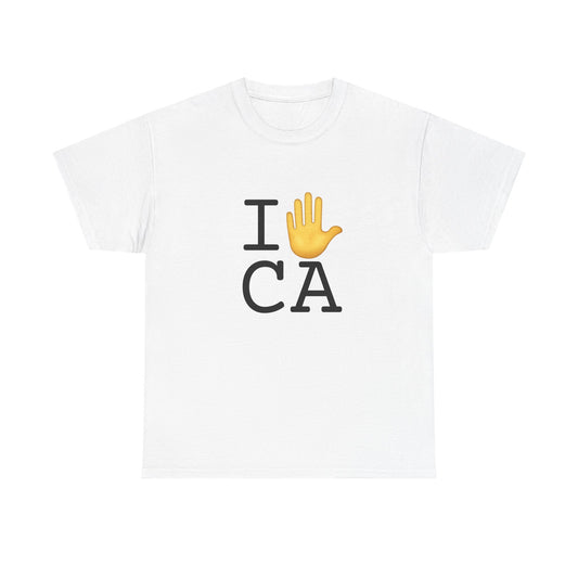 "I Stop (Raised Hand) California" Tee