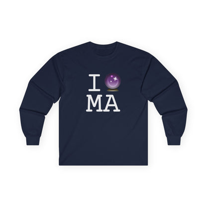 "I Predict the Future (Crystal Ball) of Massachusetts" Long Sleeve Shirt