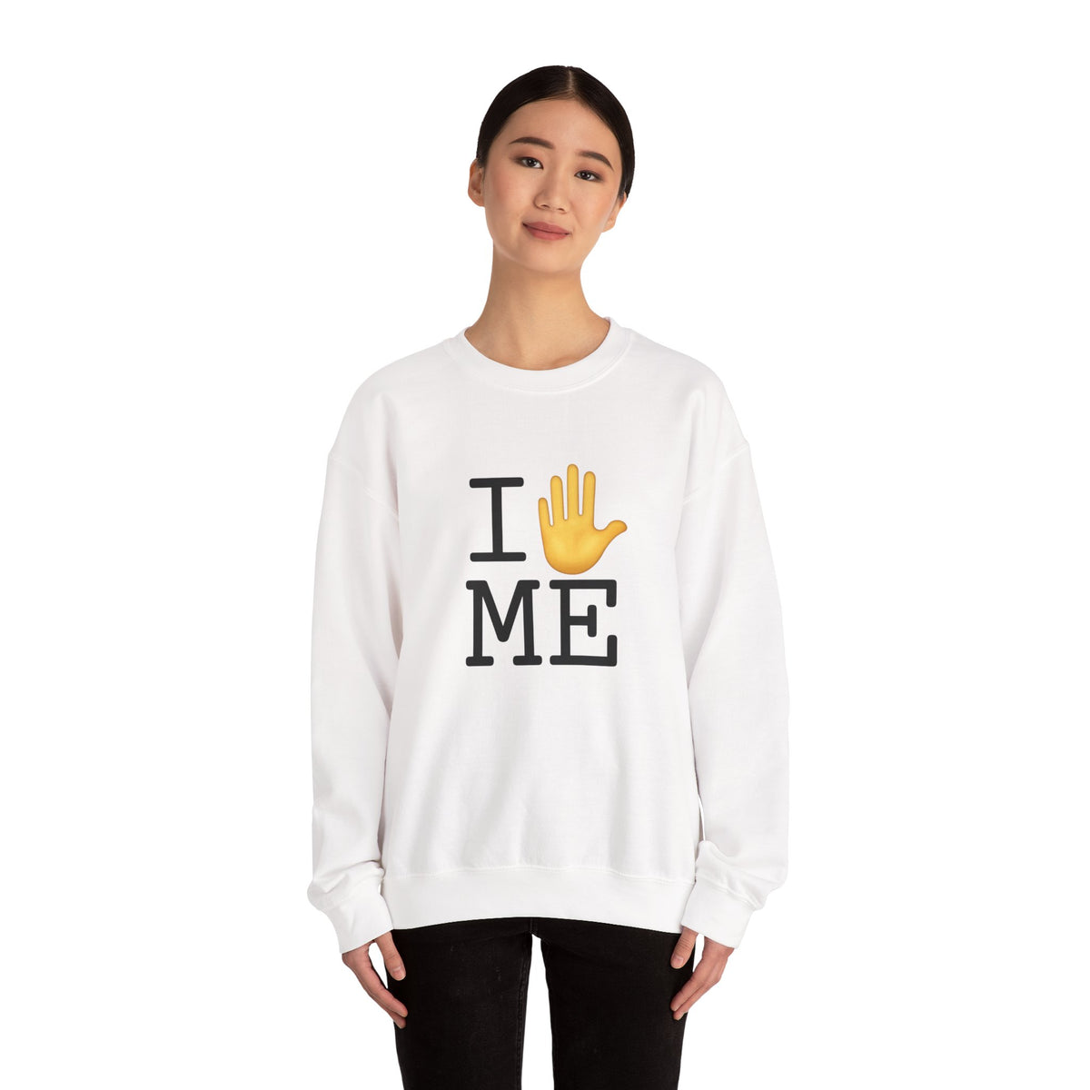 "I Stop (Raised Hand) Maine" Sweatshirt