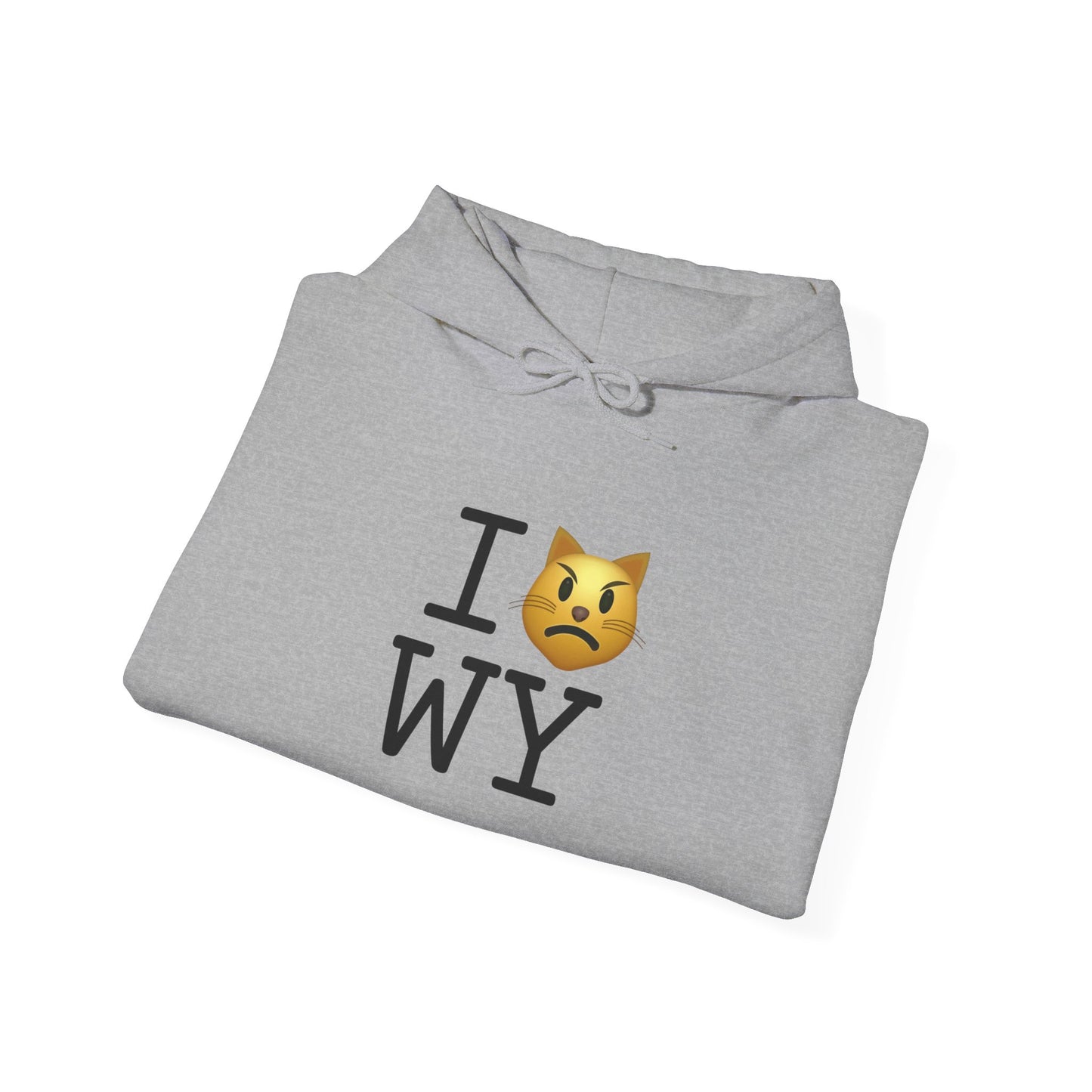 "I'm an Angry Cat about Wyoming" Hoodie