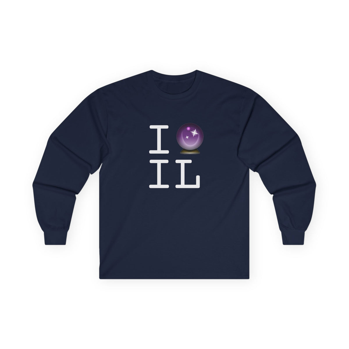 "I Predict the Future (Crystal Ball) of Illinois" Long Sleeve Shirt